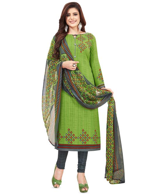 printed unstitched suit - 16440177 - Very Small Image - 1