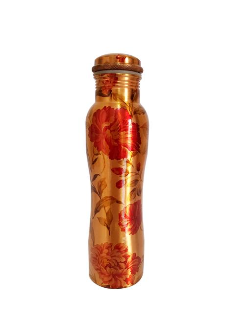 curved leaf copper bottle 1000ml - 16440509 - Very Small Image - 1