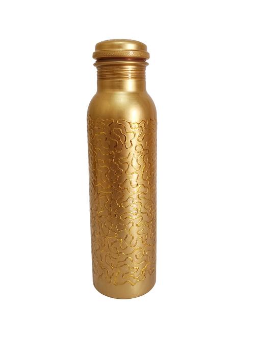 embroided golden copper bottle 1000ml - 16440515 - Very Small Image - 1