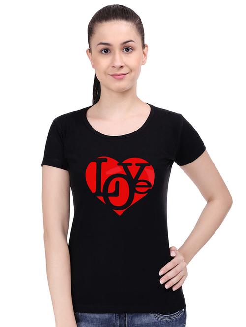 quirky print round neck tee - 16440690 - Very Small Image - 1
