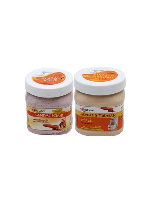 bio care combo of sandal scrub & sandal mask - 16442092 - Very Small Image - 1
