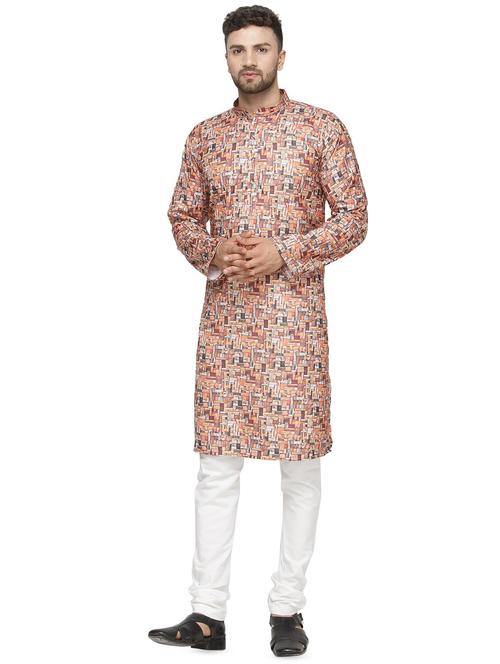 multi colored kurta pyjama set - 16442329 - Very Small Image - 1