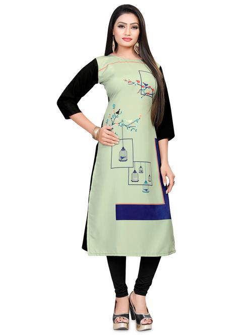 digital printed straight kurta - 16443868 - Very Small Image - 1