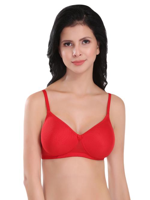 bow patch solid bra - 16444466 - Very Small Image - 1