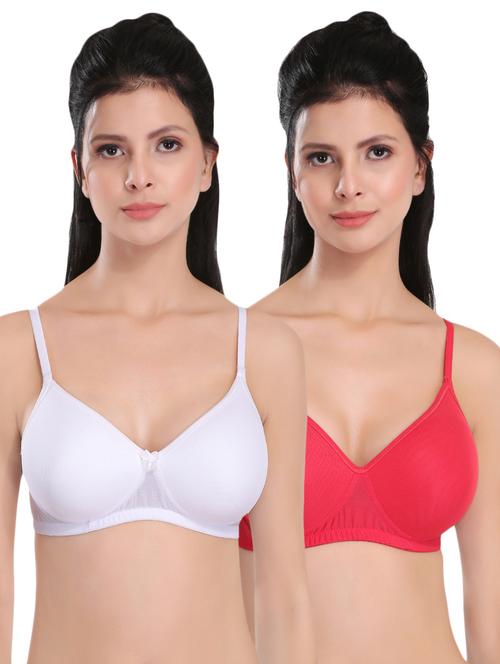 set of 2 bow patch bra - 16444472 - Very Small Image - 1