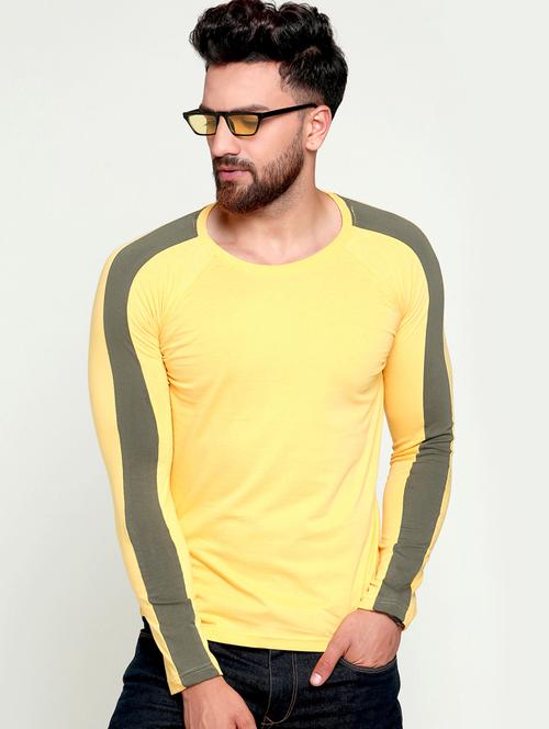 yellow raglan t-shirt - 16445122 - Very Small Image - 1