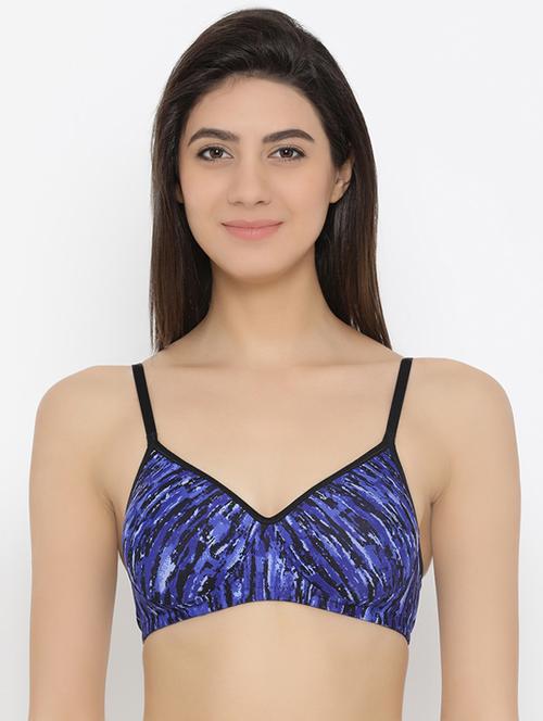 lightly padded printed bra - 16445213 - Very Small Image - 1