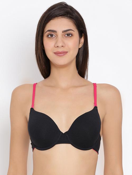 contrast strap plunge bra - 16445224 - Very Small Image - 1