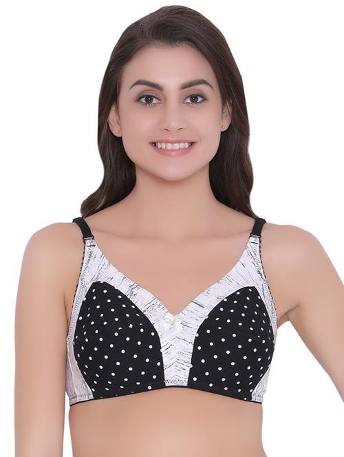 bow patch polka dots bra - 16445234 - Very Small Image - 1