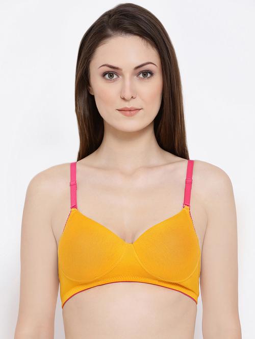contrast strap t-shirt bra - 16445236 - Very Small Image - 1