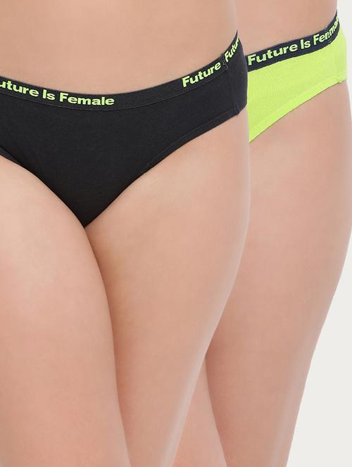 set of 2 quirky text bikini panty - 16445337 - Very Small Image - 1