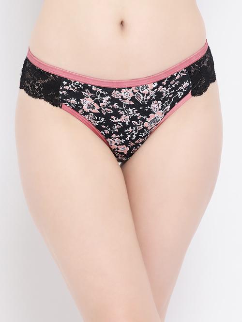 floral laced bikini panty - 16445347 - Very Small Image - 1