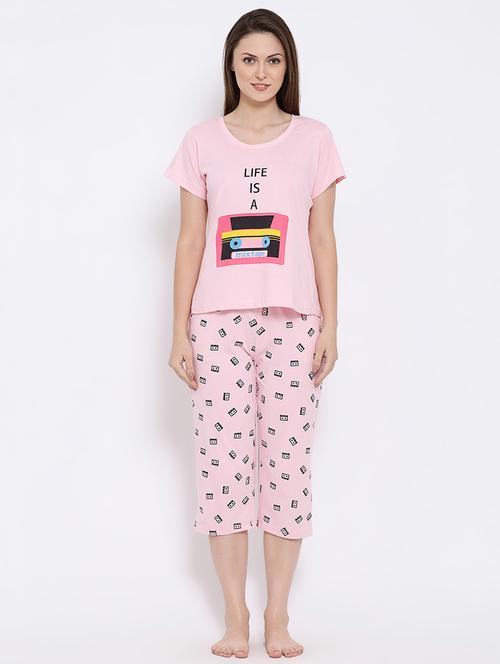 quirky printed nightwear set - 16445364 - Very Small Image - 1