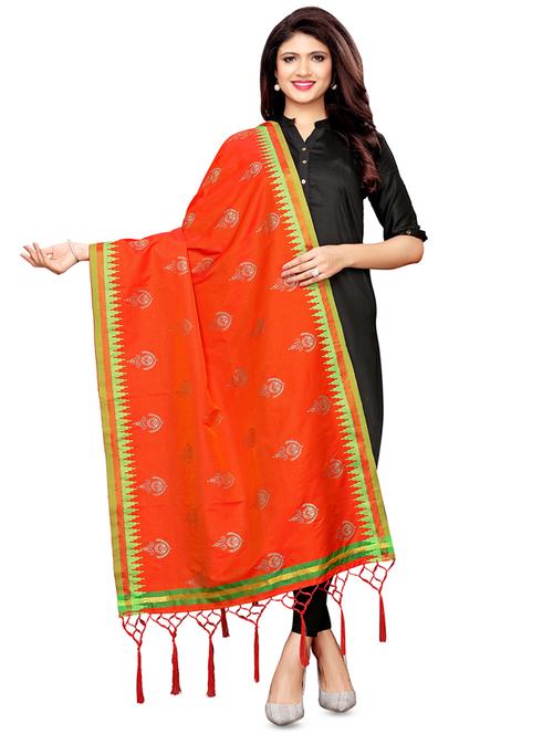 foil printed dupatta - 16445465 - Very Small Image - 1
