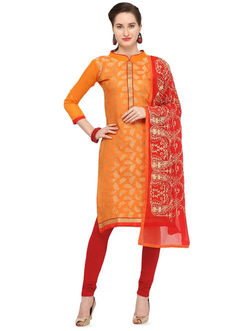 embroidered unstitched suit - 16447118 - Very Small Image - 1