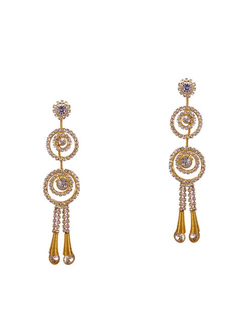 gold drop earring - 16448369 - Very Small Image - 1