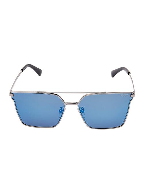 idee mirrored rectangle unisex sunglasses- (ids2401c5sg) - 16450045 - Very Small Image - 1