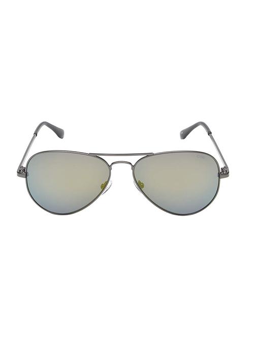 idee mirrored aviator unisex sunglasses- (ids2500c38sg) - 16450086 - Very Small Image - 1