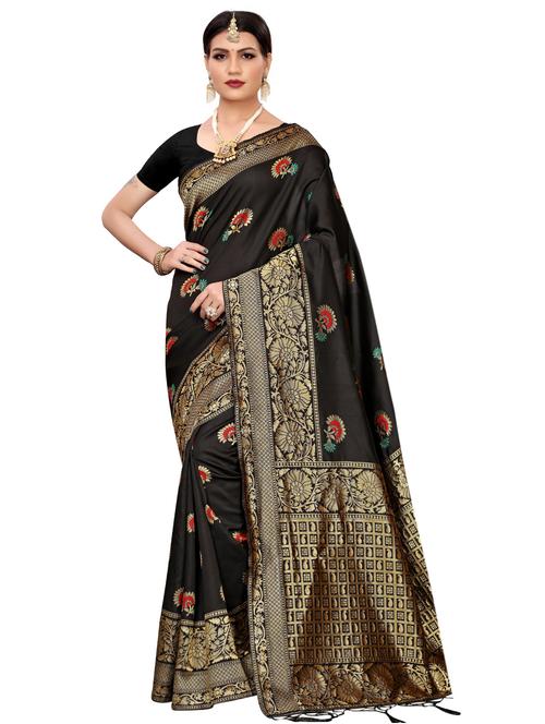 women's banarasi saree - 16450546 - Very Small Image - 1