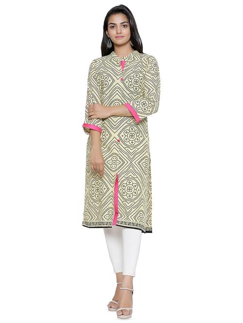 women's straight kurta - 16450605 - Very Small Image - 1