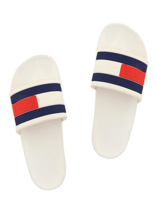 do bhai white rubber slip on flip flops - 16451075 - Very Small Image - 1