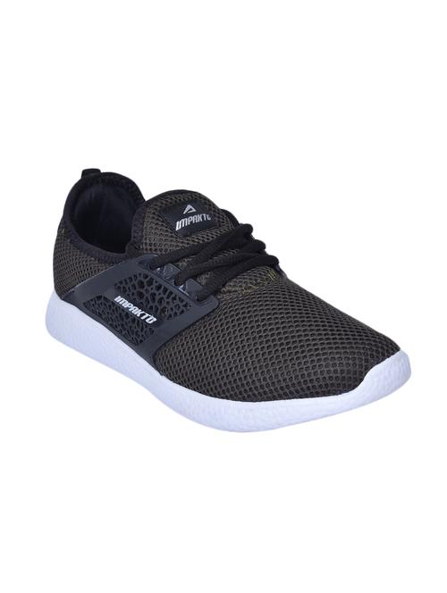 ajanta grey mesh lace up sport shoes - 16451505 - Very Small Image - 1