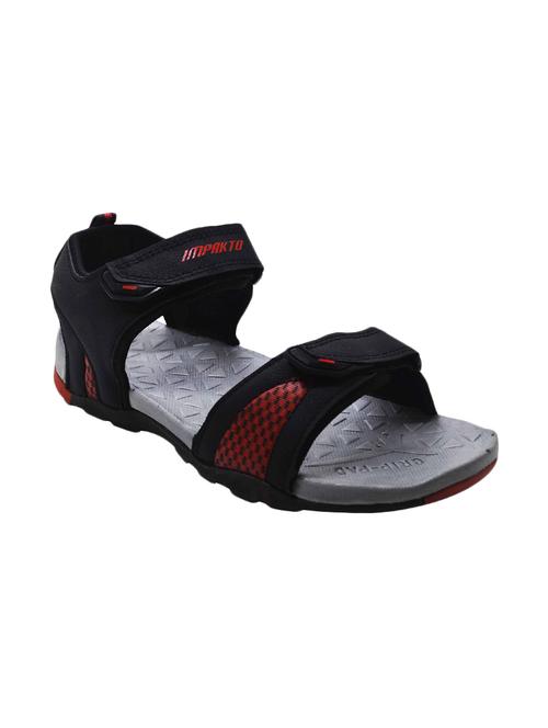 ajanta black back strap floaters - 16451515 - Very Small Image - 1