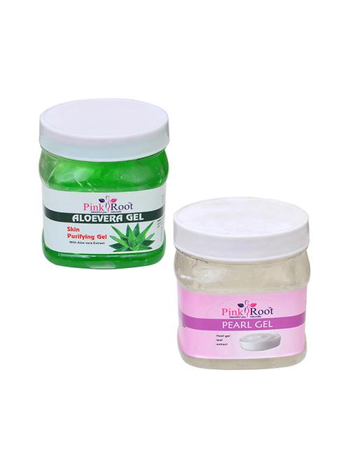 pink root aloevera gel 500gm with pearl gel 500gm - 16451906 - Very Small Image - 1