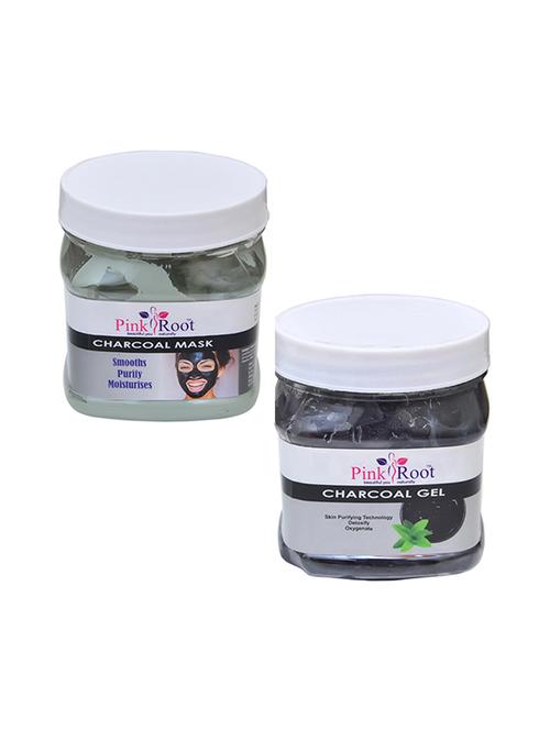 pink root charcoal mask 500gm with charcoal gel 500gm - 16451923 - Very Small Image - 1