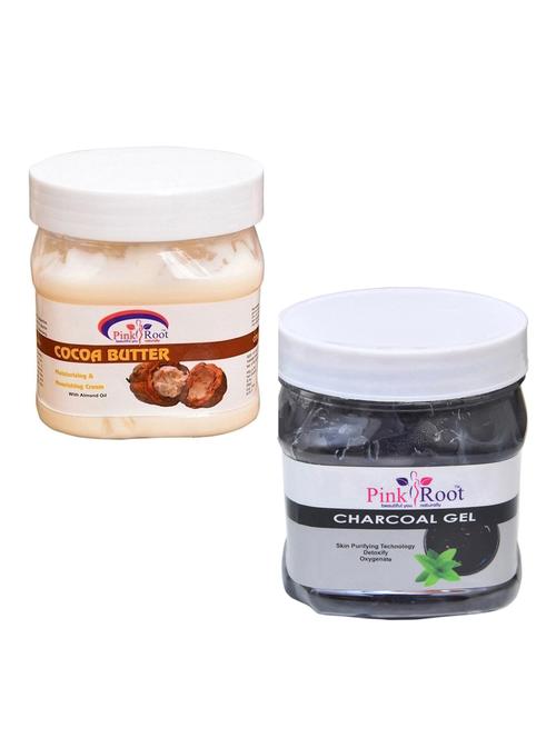 pink root cocoa cream 500gm with charcoal gel 500gm - 16452025 - Very Small Image - 1