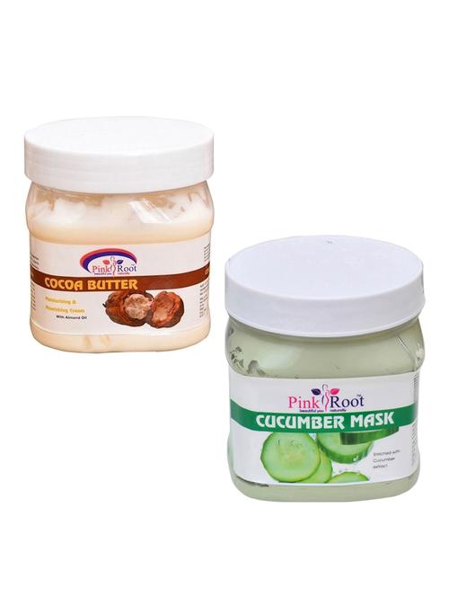 pink root cocoa cream 500gm with cucumber mask 500gm - 16452030 - Very Small Image - 1