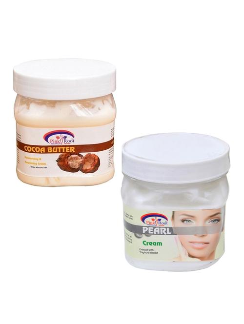 pink root cocoa cream 500gm with pearl cream 500gm - 16452055 - Very Small Image - 1