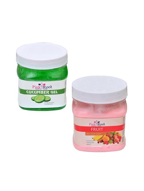 pink root cucumber gel 500gm with fruit cream 500gm - 16452132 - Very Small Image - 1