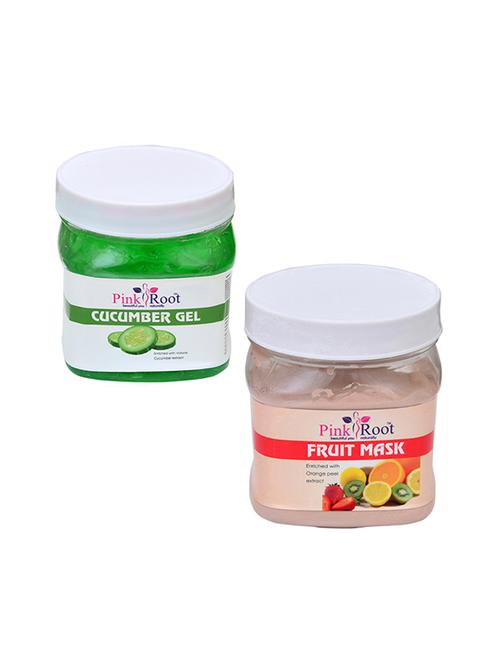 pink root cucumber gel 500gm with fruit mask 500gm - 16452134 - Very Small Image - 1