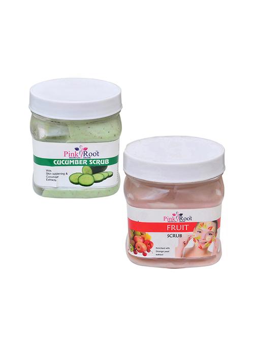 pink root cucumber scrub 500gm with fruit scrub 500gm - 16452177 - Very Small Image - 1
