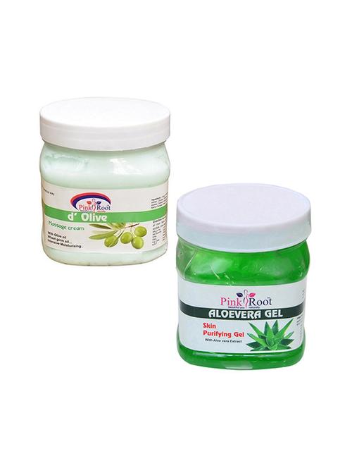 pink root d olive cream 500gm with aloevera gel 500gm - 16452199 - Very Small Image - 1