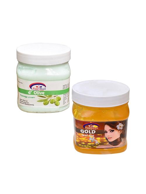 pink root d olive cream 500gm with gold gel 500gm - 16452222 - Very Small Image - 1