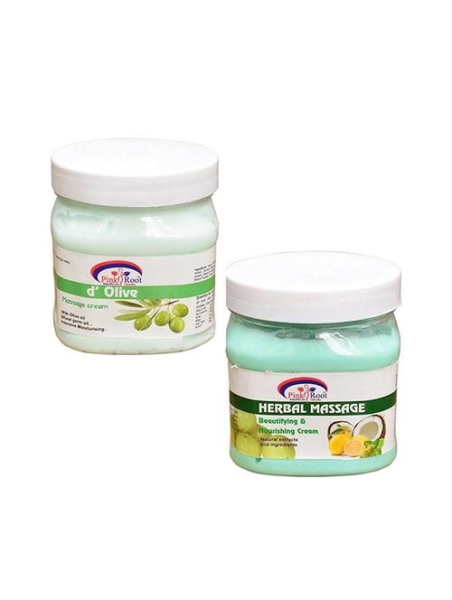 pink root d olive cream 500gm with herbal cream 500gm - 16452226 - Very Small Image - 1