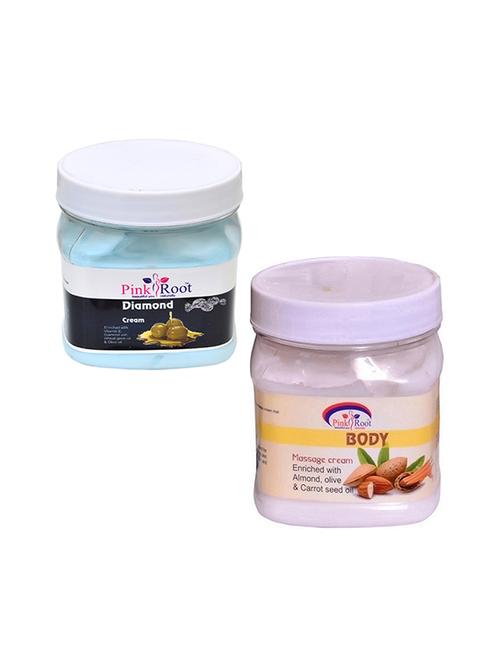pink root diamond cream 500gm with body cream 500gm - 16452349 - Very Small Image - 1
