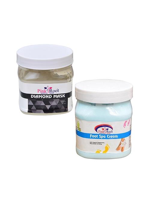 pink root diamond mask 500gm with foot cream 500gm - 16452410 - Very Small Image - 1