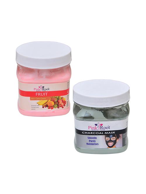 pink root fruit cream 500gm with charcoal mask 500gm - 16452496 - Very Small Image - 1