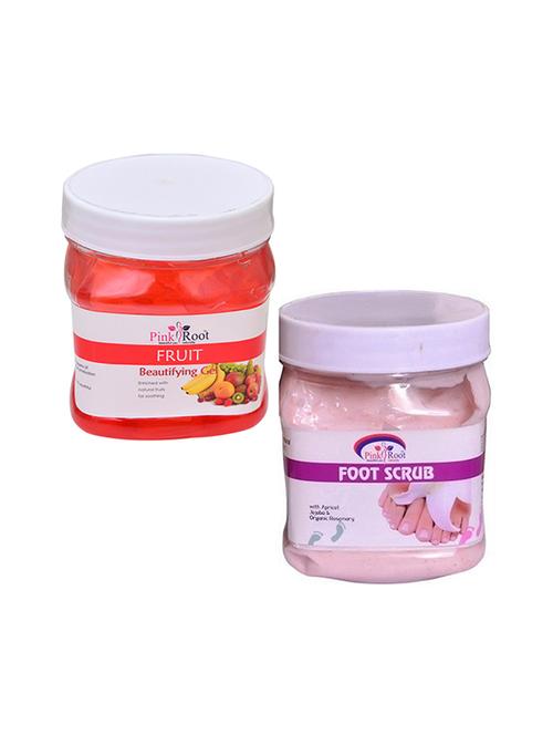 pink root fruit gel 500gm with foot scrub 500gm - 16452558 - Very Small Image - 1