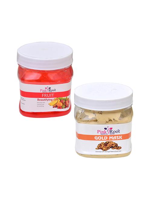 pink root fruit gel 500gm with gold mask 500gm - 16452563 - Very Small Image - 1