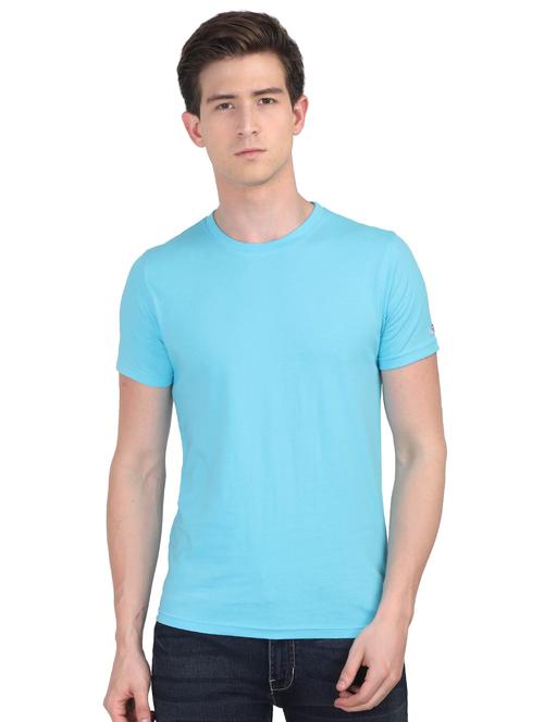 turquoise solid t-shirt - 16456969 - Very Small Image - 1
