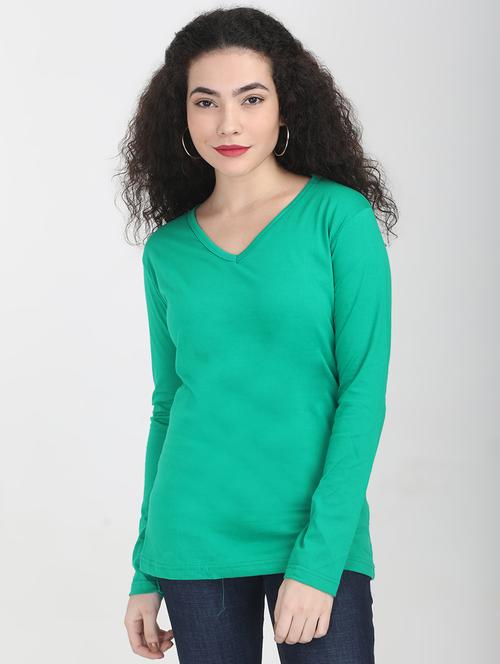 long sleeved solid tee - 16457886 - Very Small Image - 1