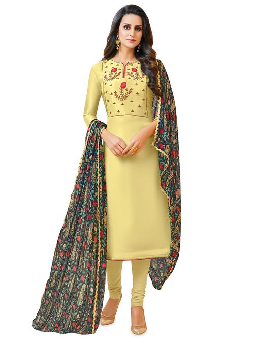 embroidered unstitched suit - 16460397 - Very Small Image - 1