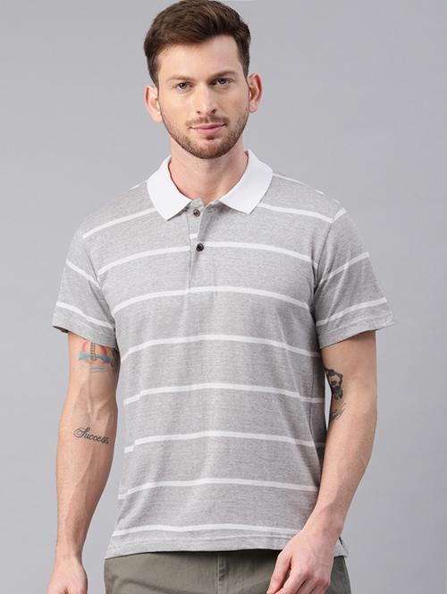 grey striped t-shirt - 16461011 - Very Small Image - 1