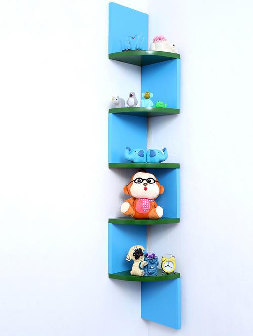 zigzag corner wall mount shelf unit - 16462363 - Very Small Image - 1