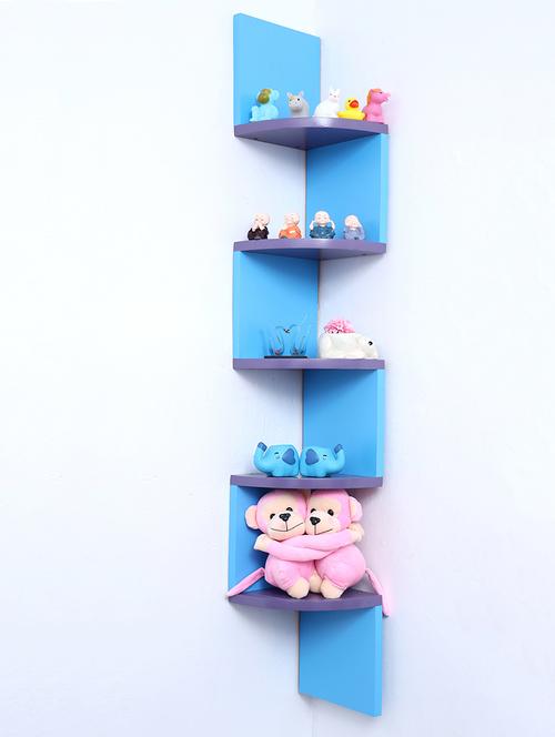 zigzag corner wall mount shelf unit - 16462366 - Very Small Image - 1