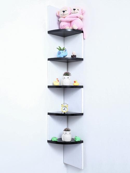 zigzag corner wall mount shelf unit - 16462369 - Very Small Image - 1